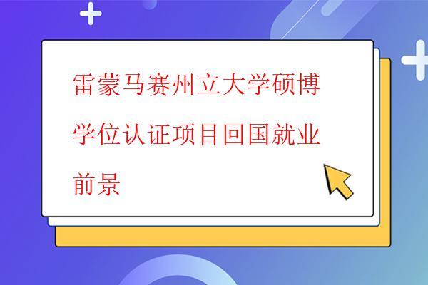  雷蒙馬賽州立大學(xué)碩博學(xué)位認(rèn)證項目回國就業(yè)前景