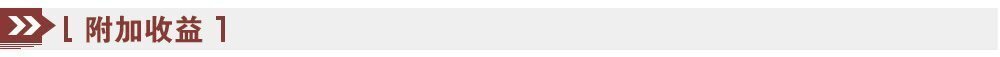 附加收益 附加收益